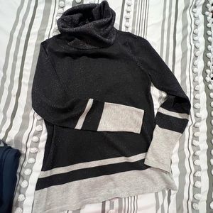 Black & Gray Sparkle Sweater